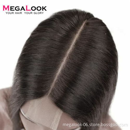 Megalook Hair Discounts Wholesale Cheap Brazilian Straight Human Hair Kim K 2*6 2X6 Lace Closure